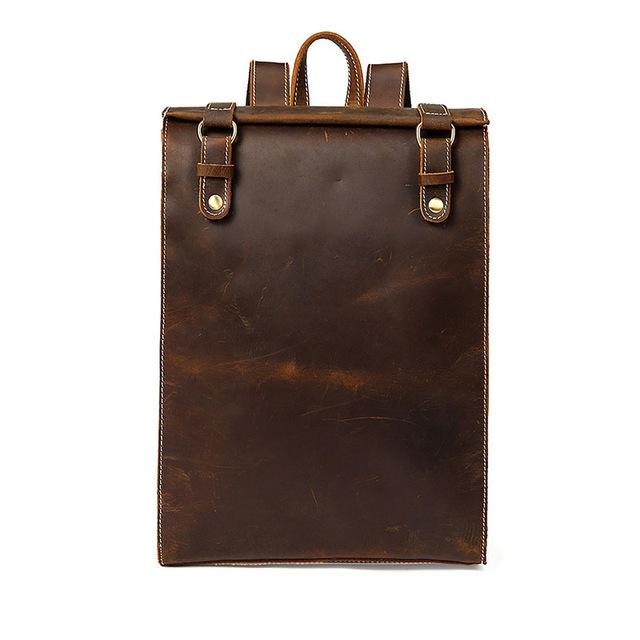 The Felman Backpack | Handcrafted Leather Backpack - STEEL HORSE LEATHER, Handmade, Genuine Vintage Leather