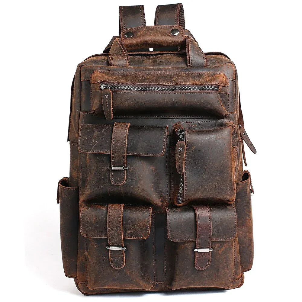 best diaper backpack for boy leather BabbleRoo Premium Faux Bag Spacious & Stylish Nappy Organizer Light Brown including a foldable changing pad Harvey- Pump + work bag
