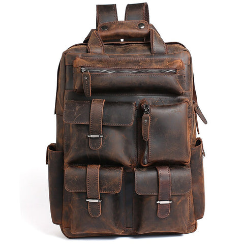 The Asmund Backpack | Genuine Leather Rucksack
